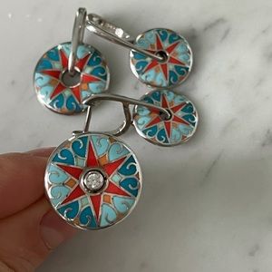 Handmade solid silver 925 probe set